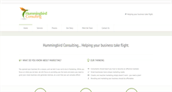 Desktop Screenshot of hummingbirdhelps.com